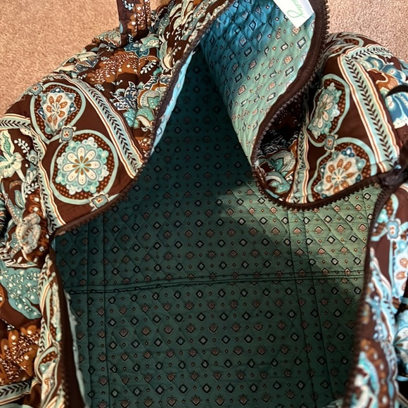 Java Blue Vera Bradley weekender bag - Picture 2 of 3